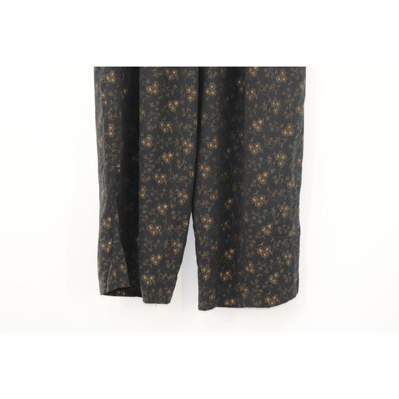 Vintage Plus Preferred Black Wide Leg Crop Pants. - Picture 3 of 9